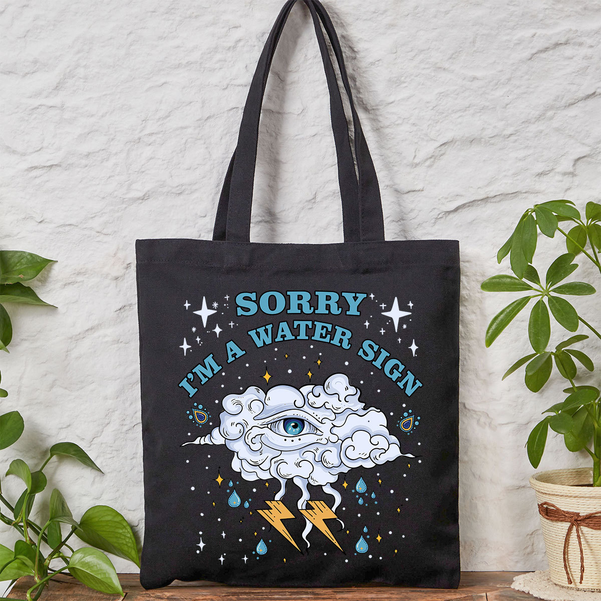 Purplehecate Sorry I'm A Water Sign Tote Bag