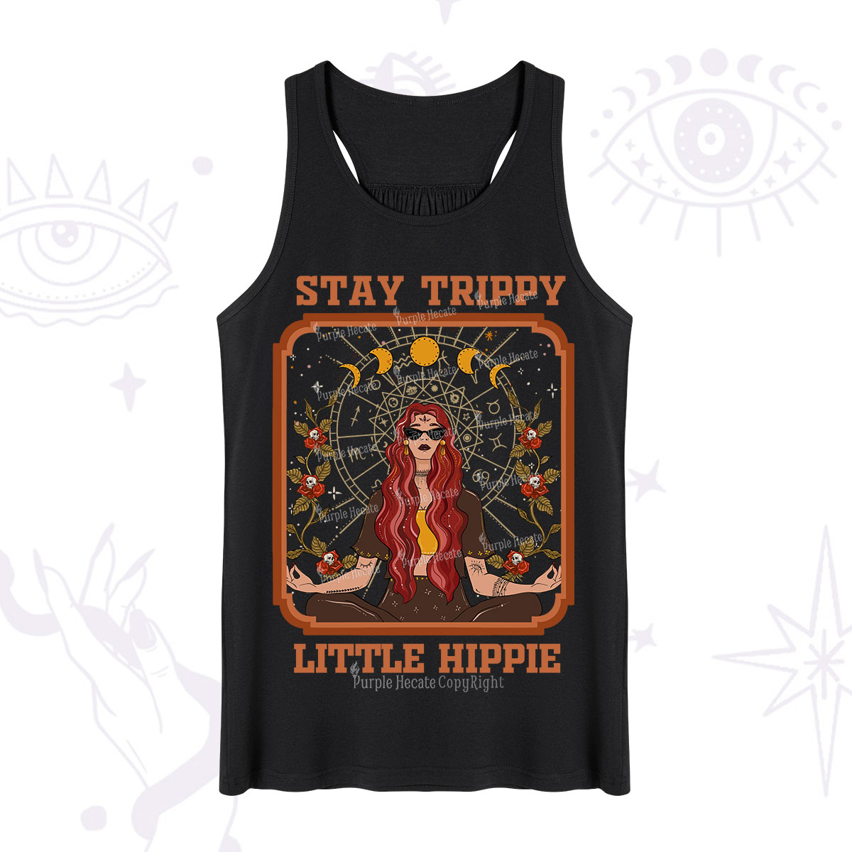 Purplehecate Stay Trippy Little Witchy Hippie Tank