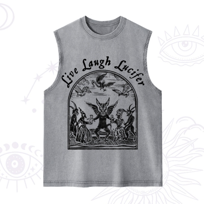 Purplehecate Live Laugh Lucifer Washed Tank
