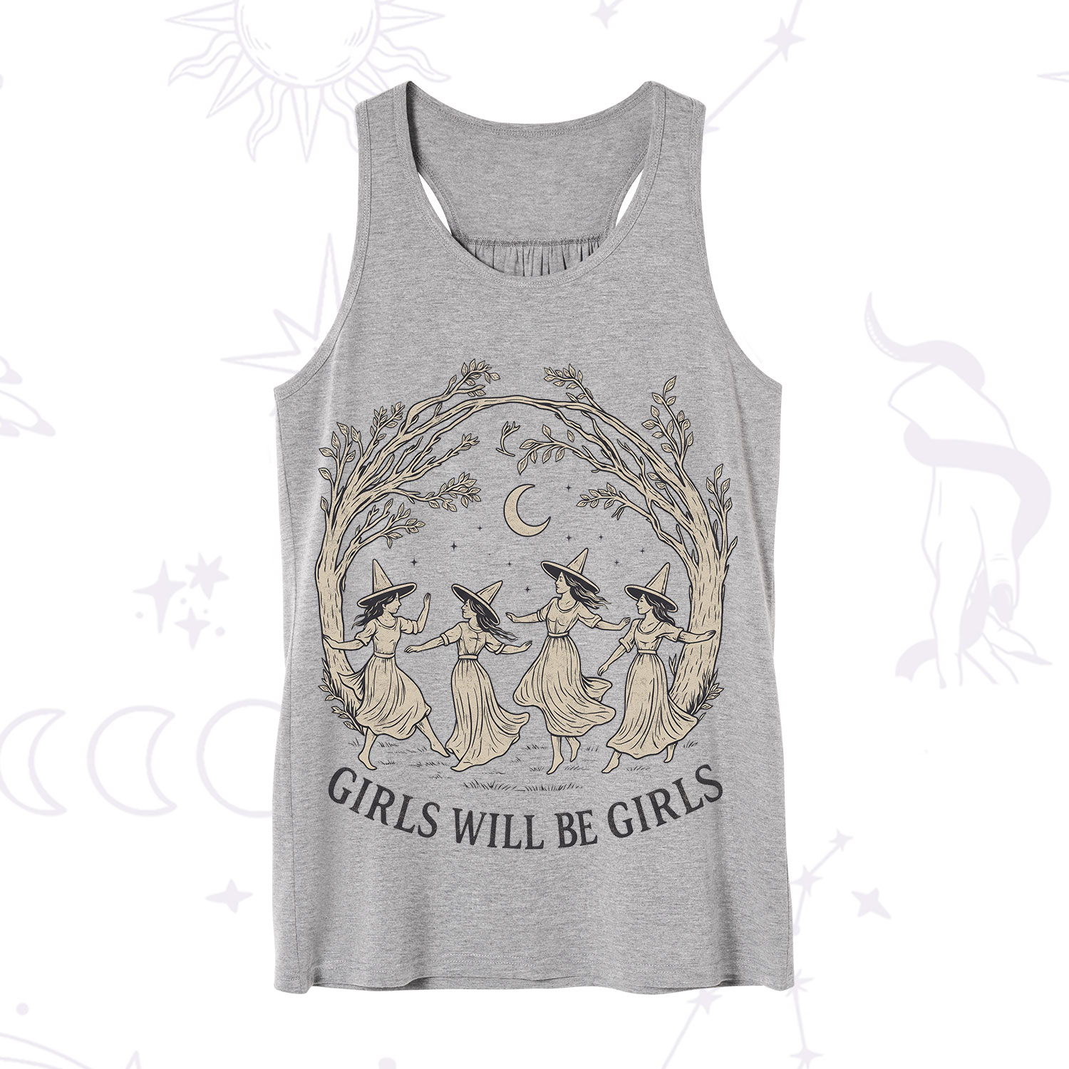 Purplehecate Girls Will Be Girls Witch Tank