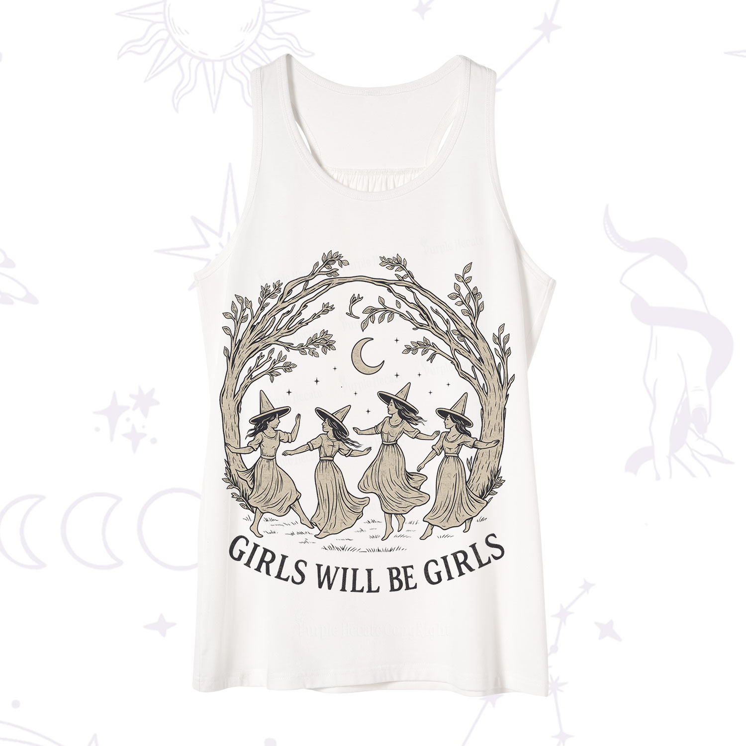 Purplehecate Girls Will Be Girls Witch Tank