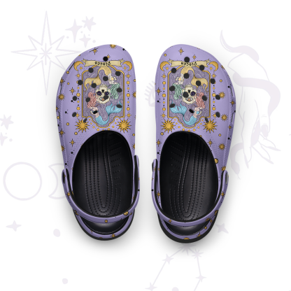 Purplehecate Pisces Zodiac Rubber Clogs