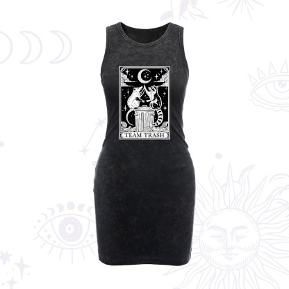 Purplehecate The Team Trash Tarot Vintage Bodycon Tank Dress