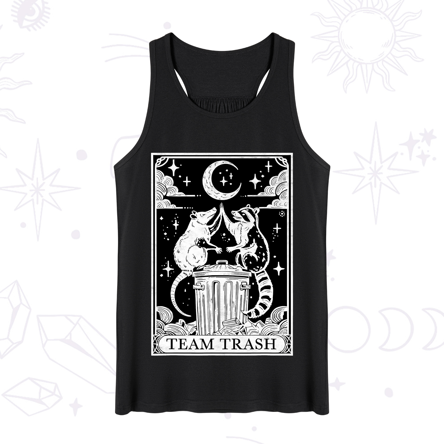 Purplehecate The Team Trash Tarot Tank