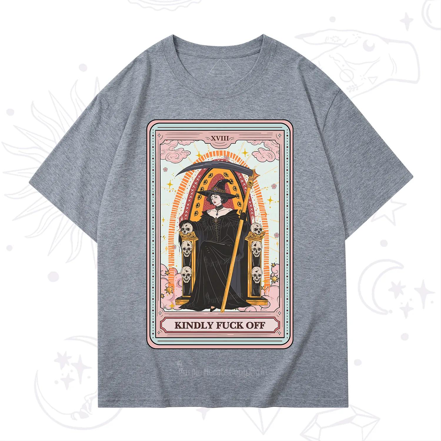 Purplehecate The Kindly Fuck Off Tarot T-Shirt