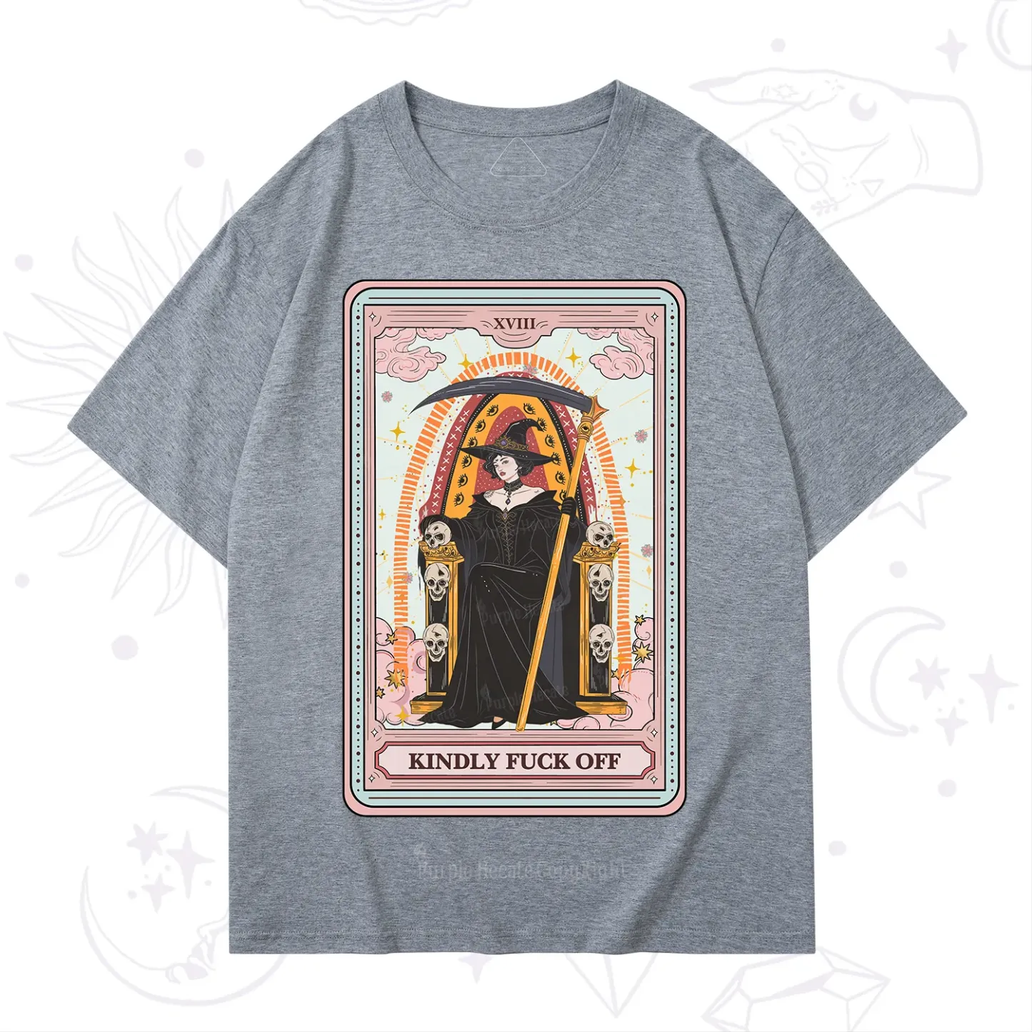 Purplehecate The Kindly Fuck Off Tarot T-Shirt