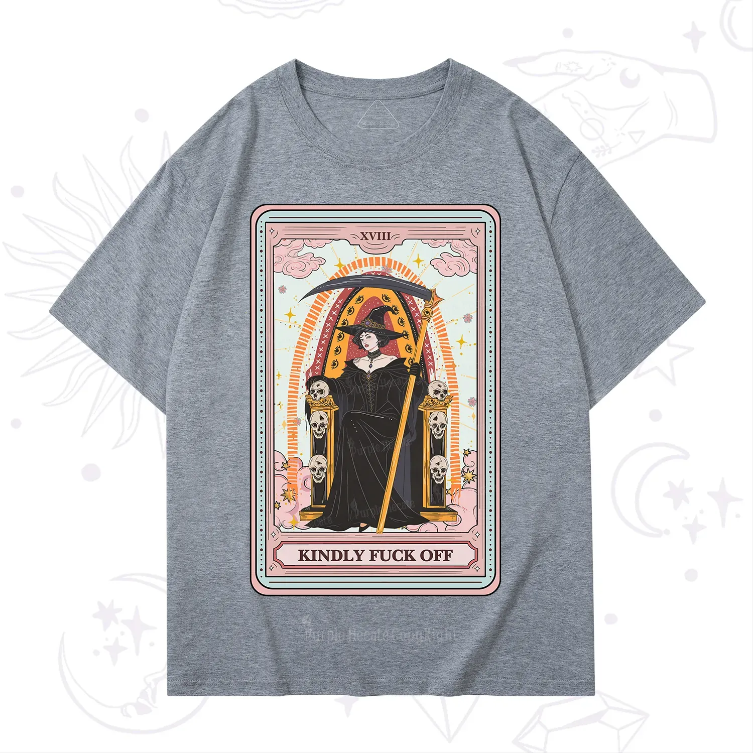 Purplehecate The Kindly Fuck Off Tarot T-Shirt