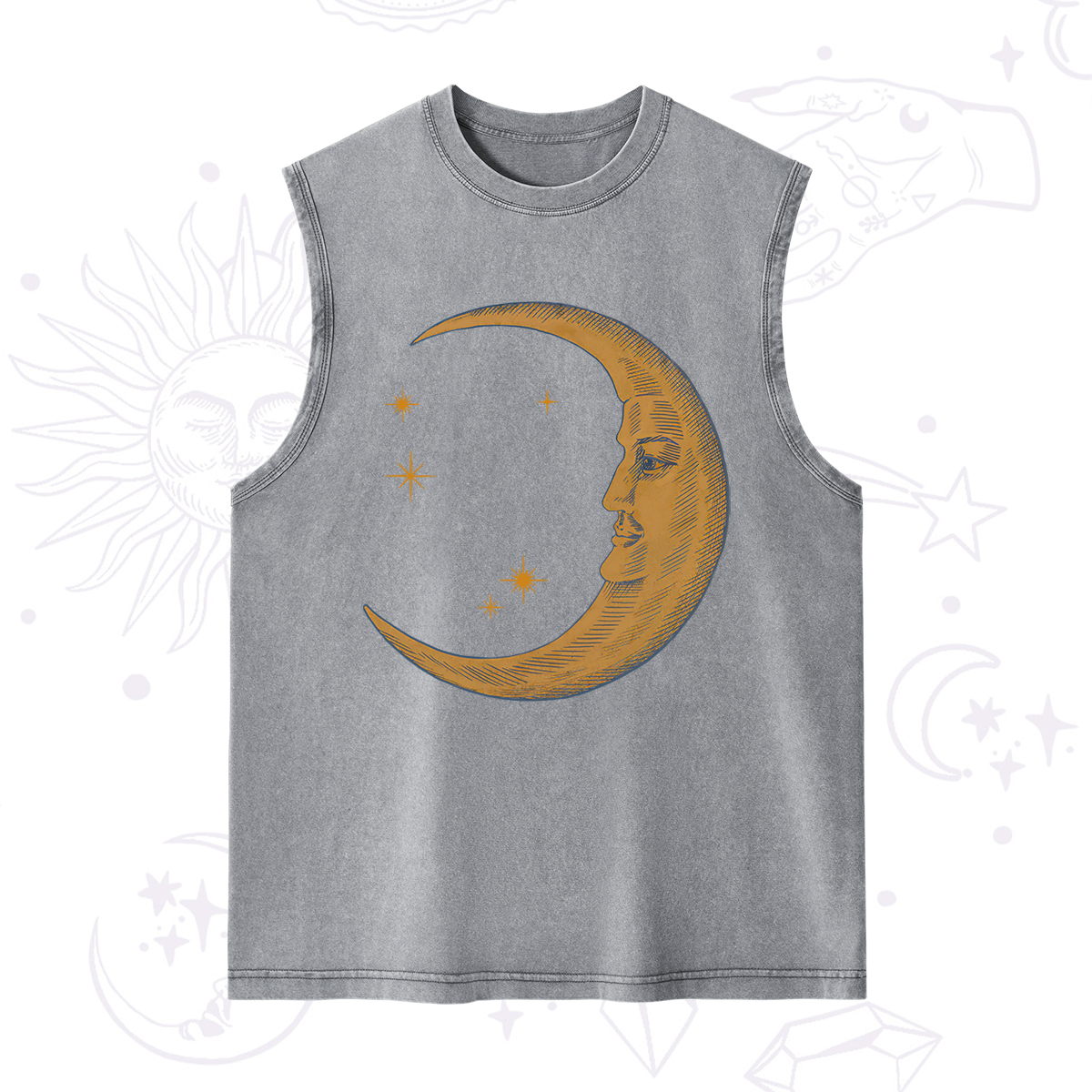 Purplehecate Celestial Moon Washed Tank