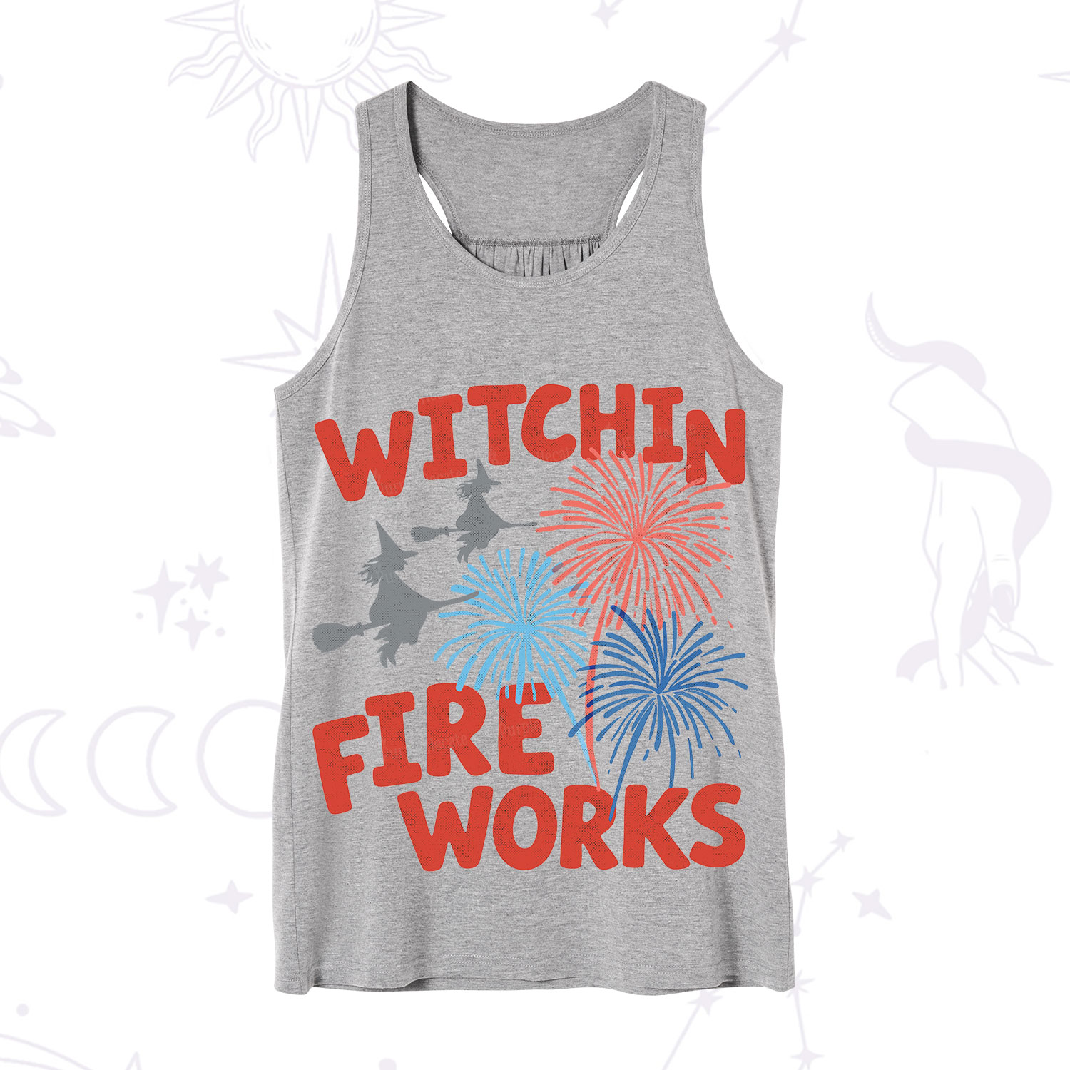 Purplehecate Witchin' Fireworks 4th of July Tank