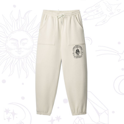Purplehecate A Well Read Woman Bookish Fleece Sweatpants