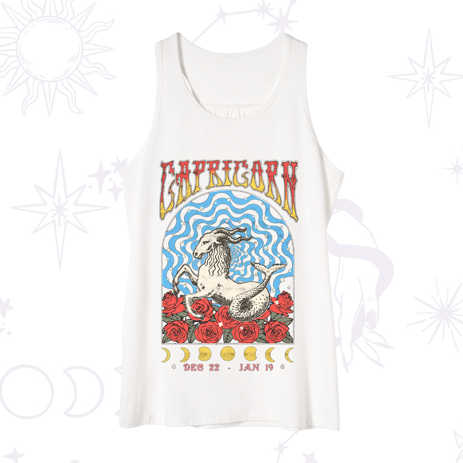 Purplehecate Capricorn Crew Zodiac Tank
