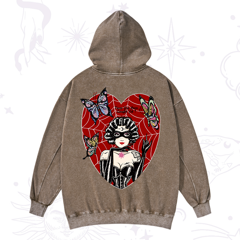 Purplehecate Dark Phantom Washed Hoodie