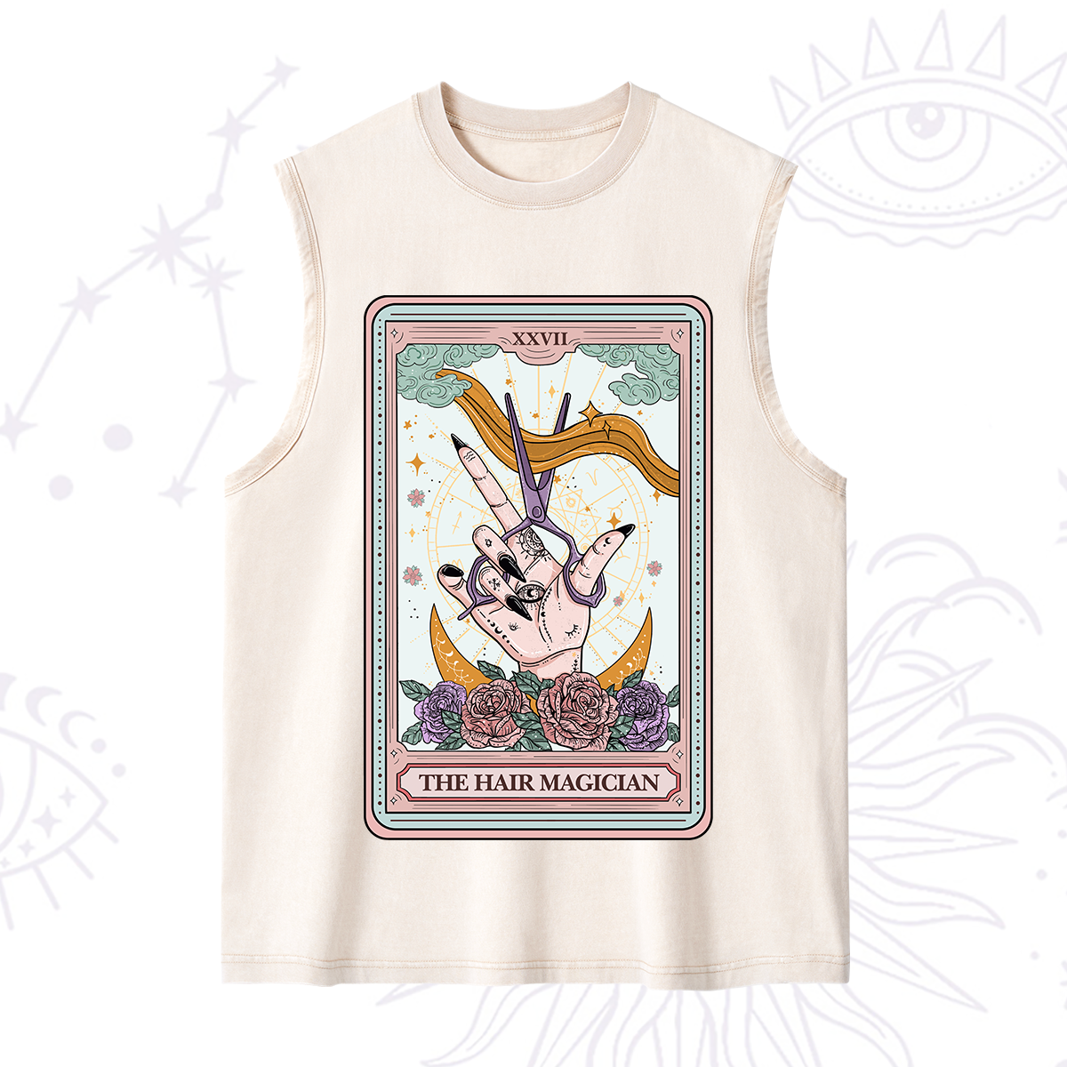 Purplehecate The Hair Magician Tarot Washed Tank