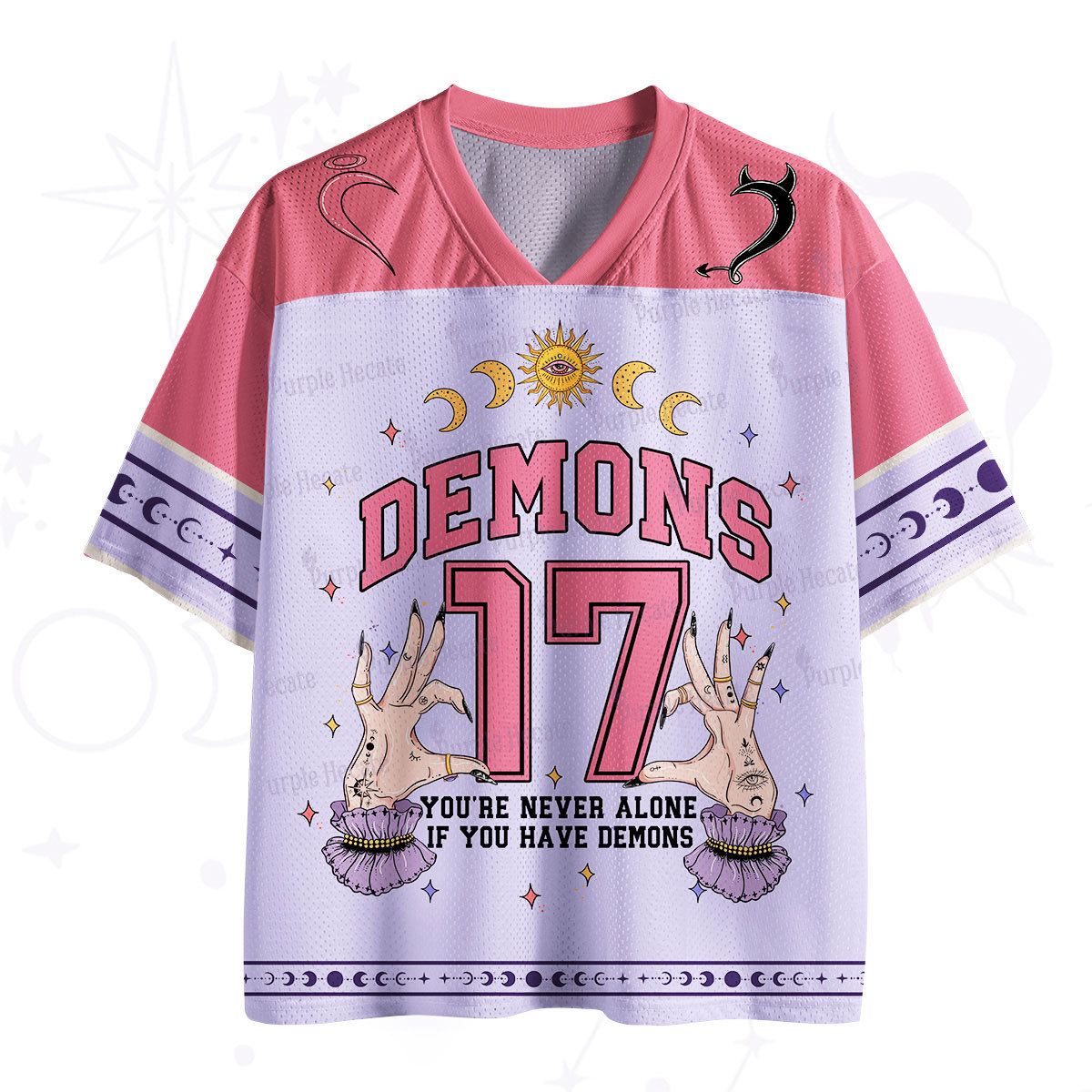 Purplehecate Celestial Demons 17 Mesh Jersey