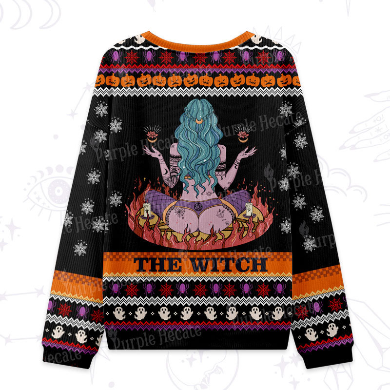 Purplehecate The Witch Ugly Halloween Sweatshirts