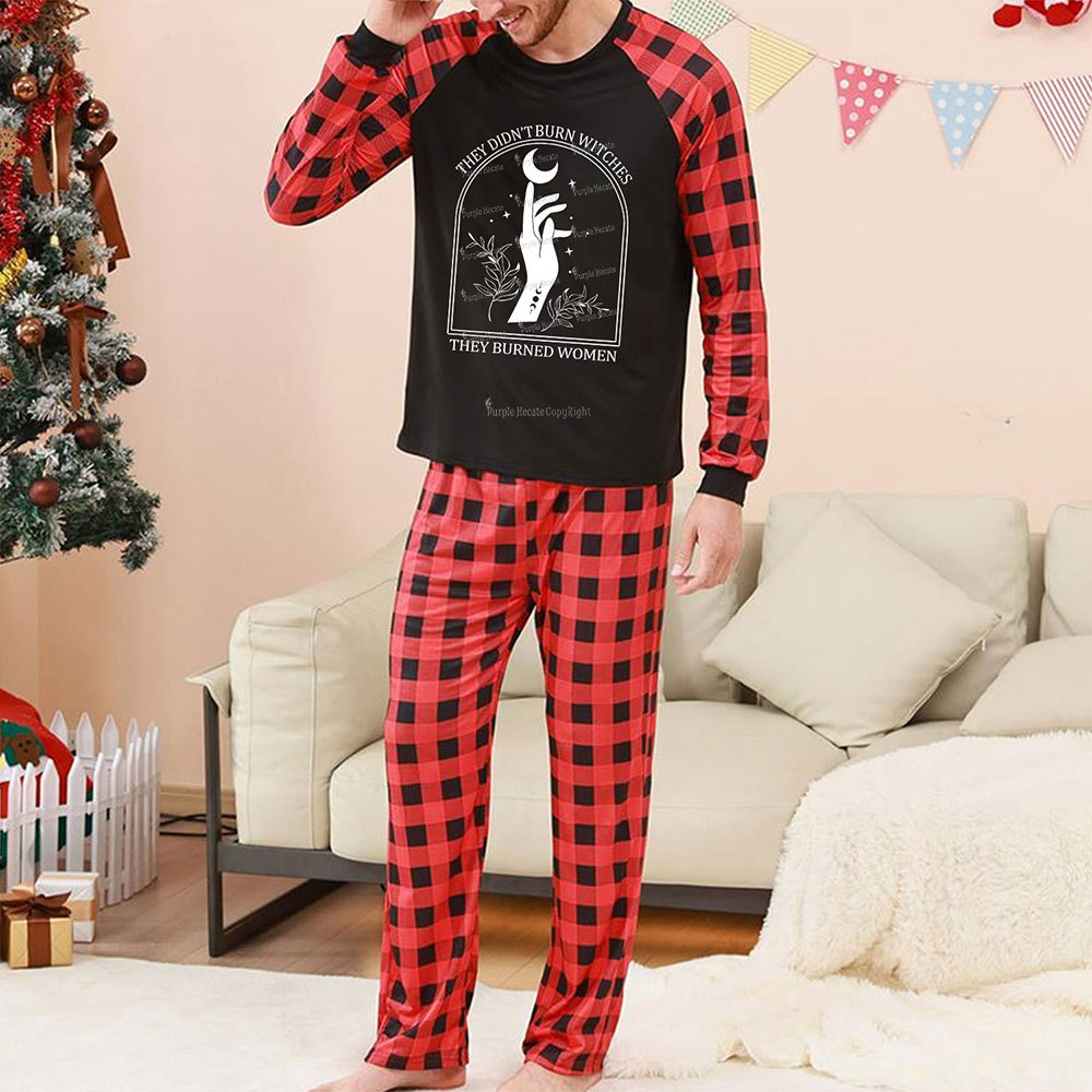 Purplehecate They Didn't Burn Witches They Burned Women Christmas Pajamas