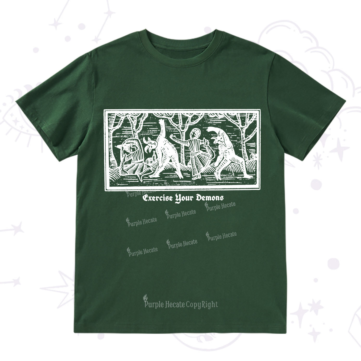 Purplehecate Exercise Your Demons T-Shirt