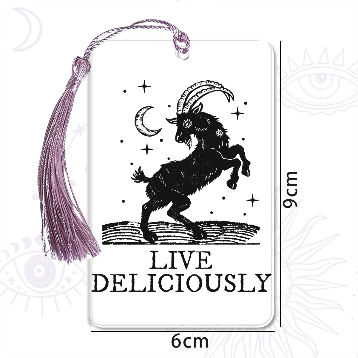 Purplehecate Live Deliciously Bookmark
