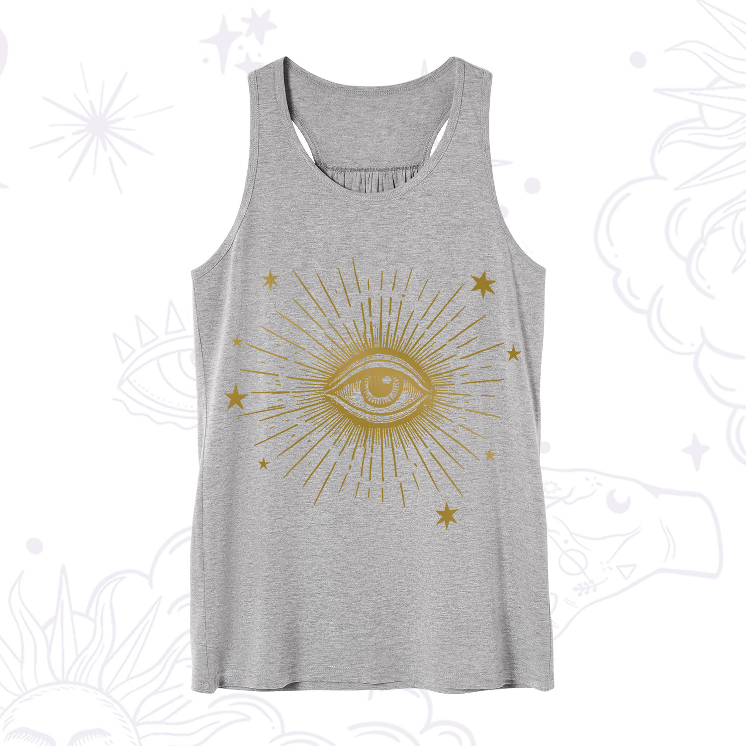 Purplehecate Celestial Eye with Stars Tank