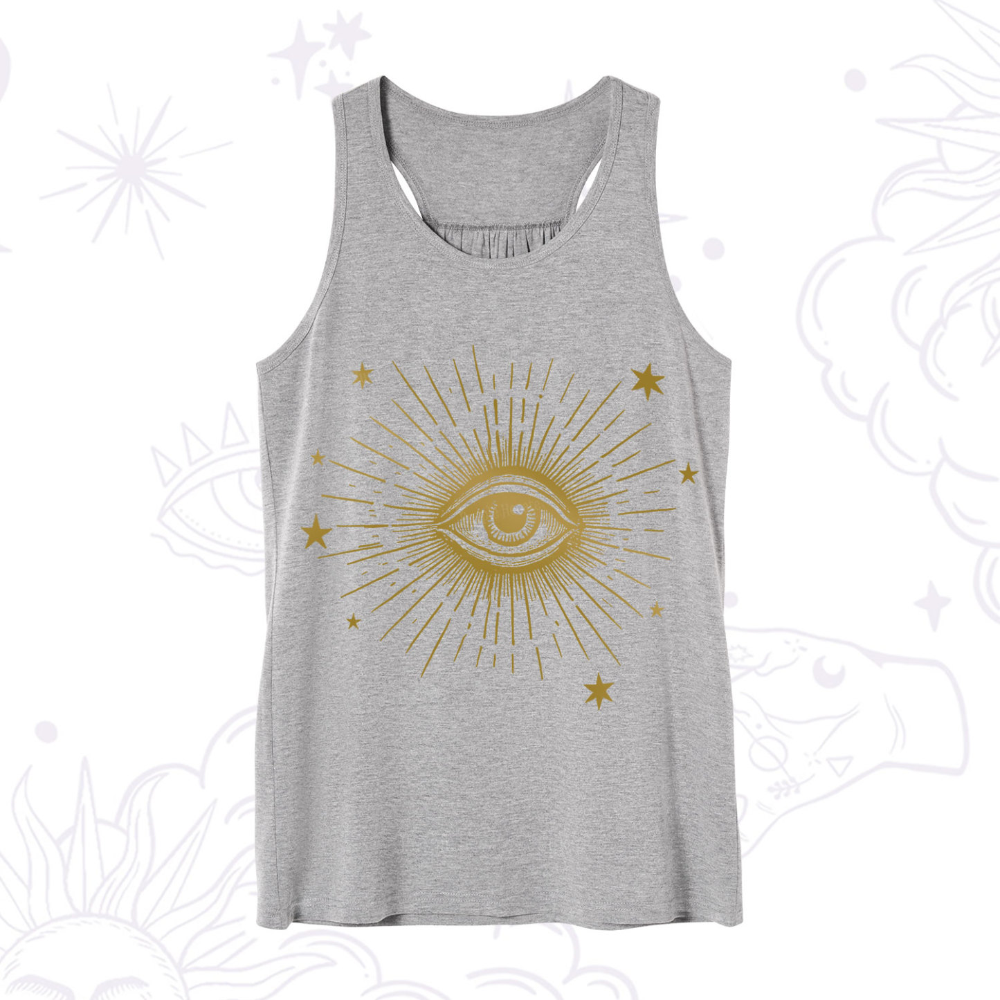Purplehecate Celestial Eye with Stars Tank