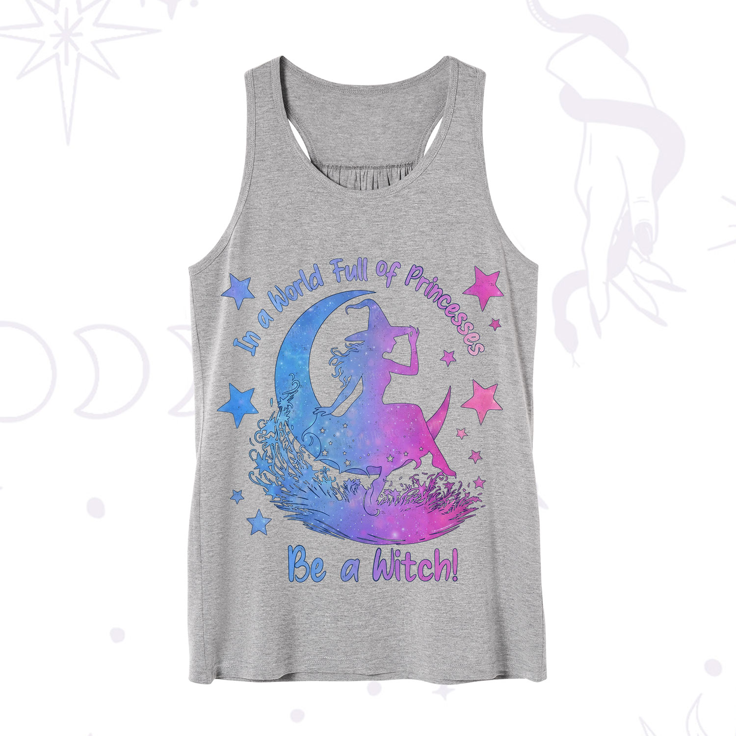 Purplehecate In a World Full of Princesses be a Witch Tank