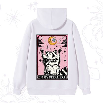 Purplehecate The In My Feral Era Tarot Raccoon Hoodie