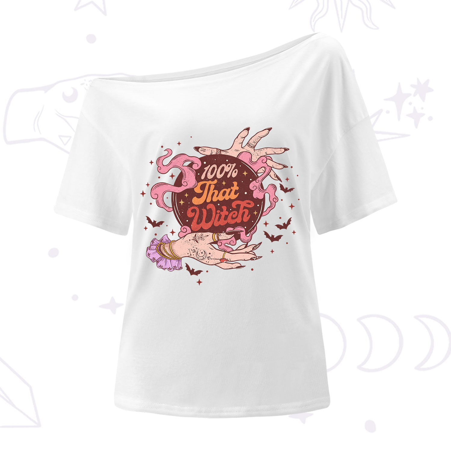 Purplehecate That Witch One Shoulder T-Shirt