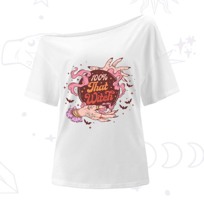 Purplehecate That Witch One Shoulder T-Shirt