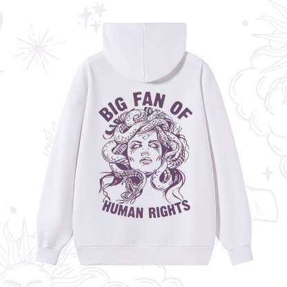 Purplehecate Big Fan of Human Rights Hoodie