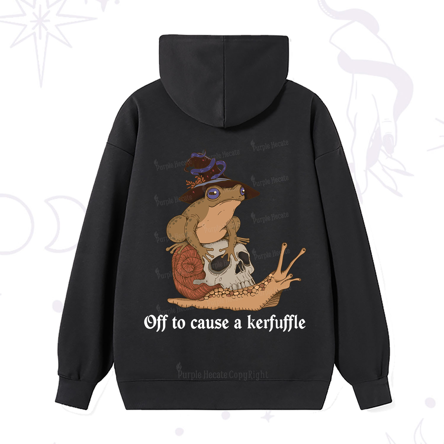 Purplehecate Off To Cause A Kerfuffle Hoodie