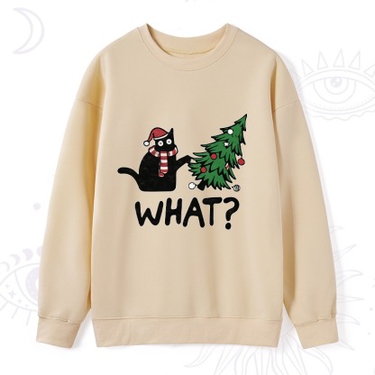 Purplehecate Christmas Black Cat Sweatshirt