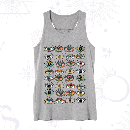 Purplehecate Evil Eye Pattern Tank