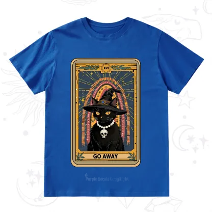 Purplehecate The Go Away Cat Tarot T-Shirt
