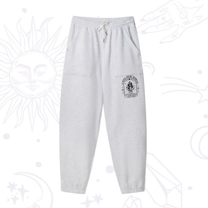 Purplehecate A Well Read Woman Bookish Fleece Sweatpants