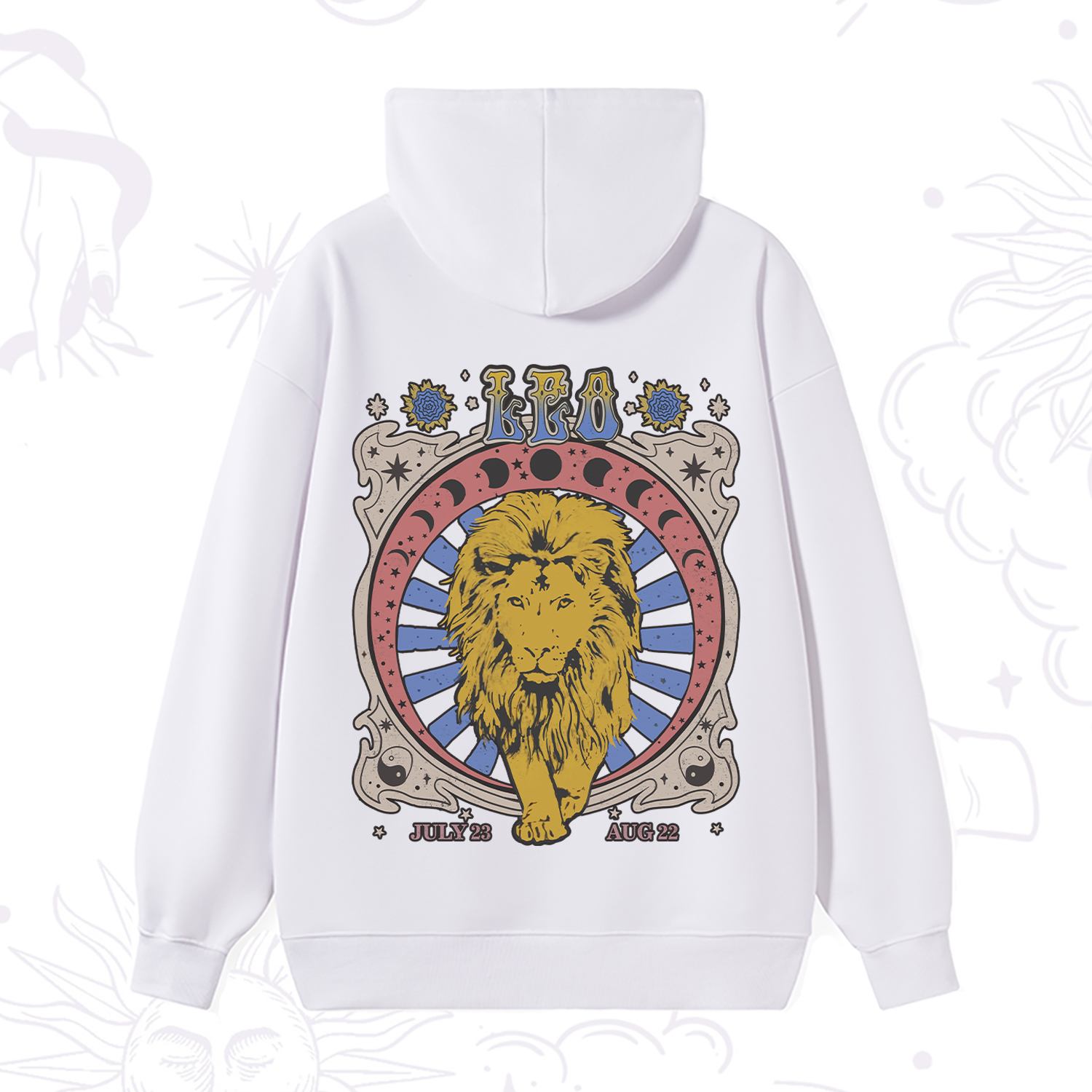 Purplehecate Leo Crew Zodiac Hoodie