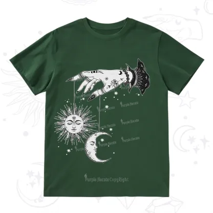 Purplehecate Witch's Sun and Moon T-Shirt