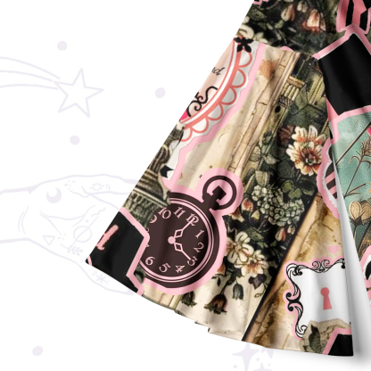 [Copy][Copy]Purplehecate Psychedelic Mushroom Bell Sleeve Dress