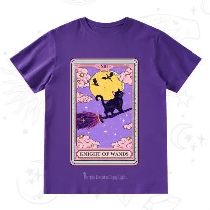Purplehecate The Knight of Wands Tarot T-Shirt