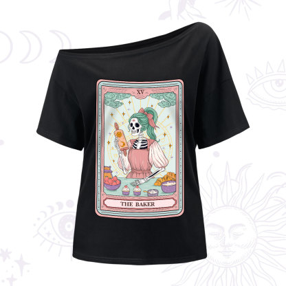 Purplehecate The Bakery Tarot Card One-Shoulder T-Shirt