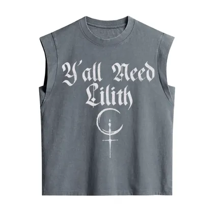 Purplehecate Y'all Need Lilith Vintage Washed Tank
