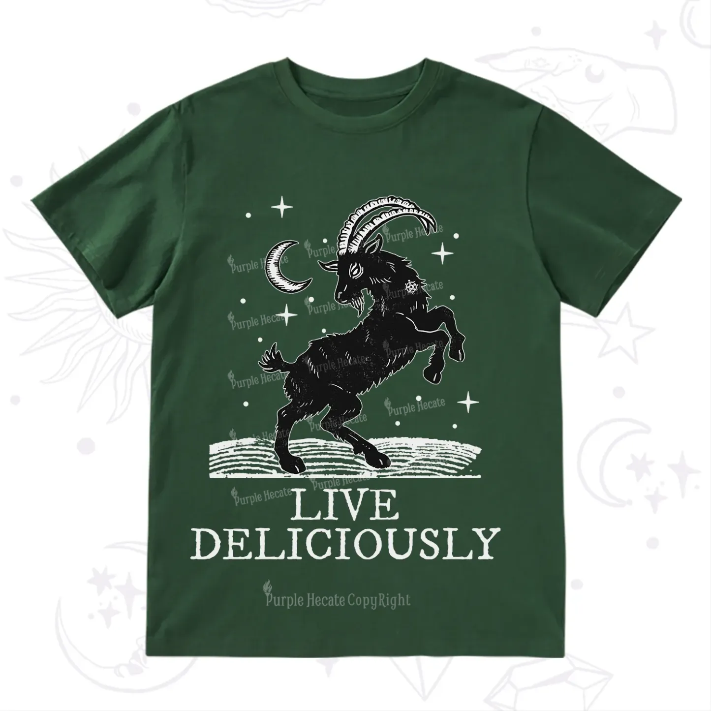 Purplehecate Live Deliciously T-Shirt
