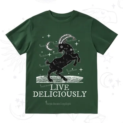 Purplehecate Live Deliciously T-Shirt