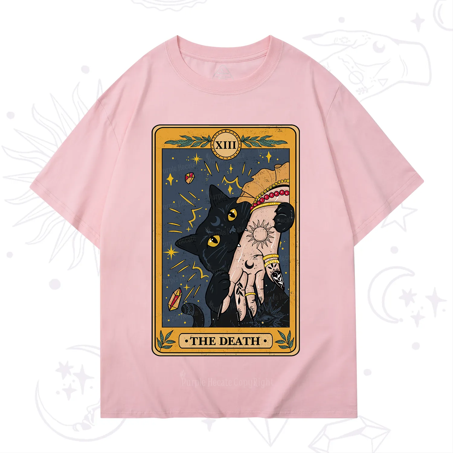 Purplehecate The Death Tarot Card T-Shirt