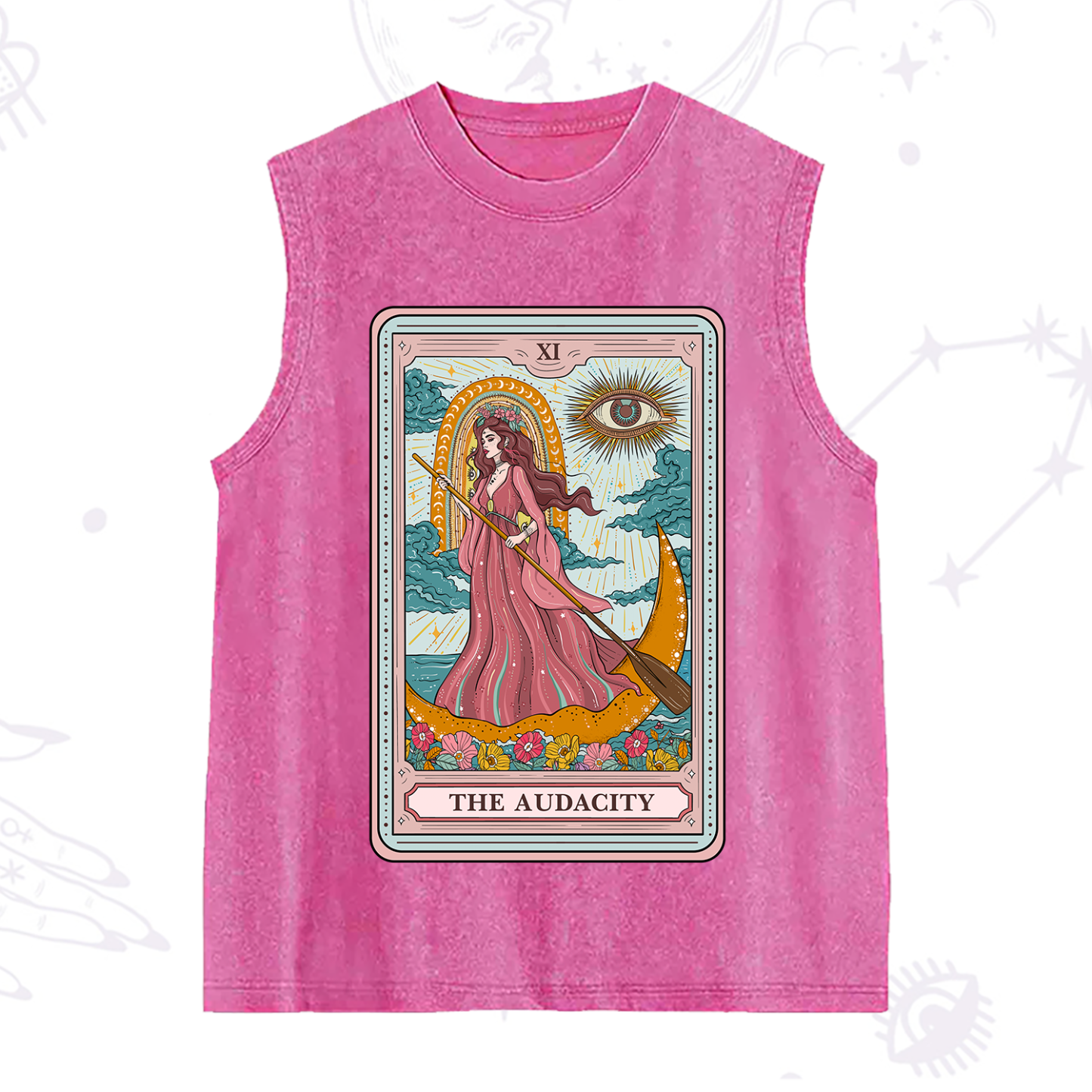 Purplehecate The Audacity Goddess Tarot Washed Tank