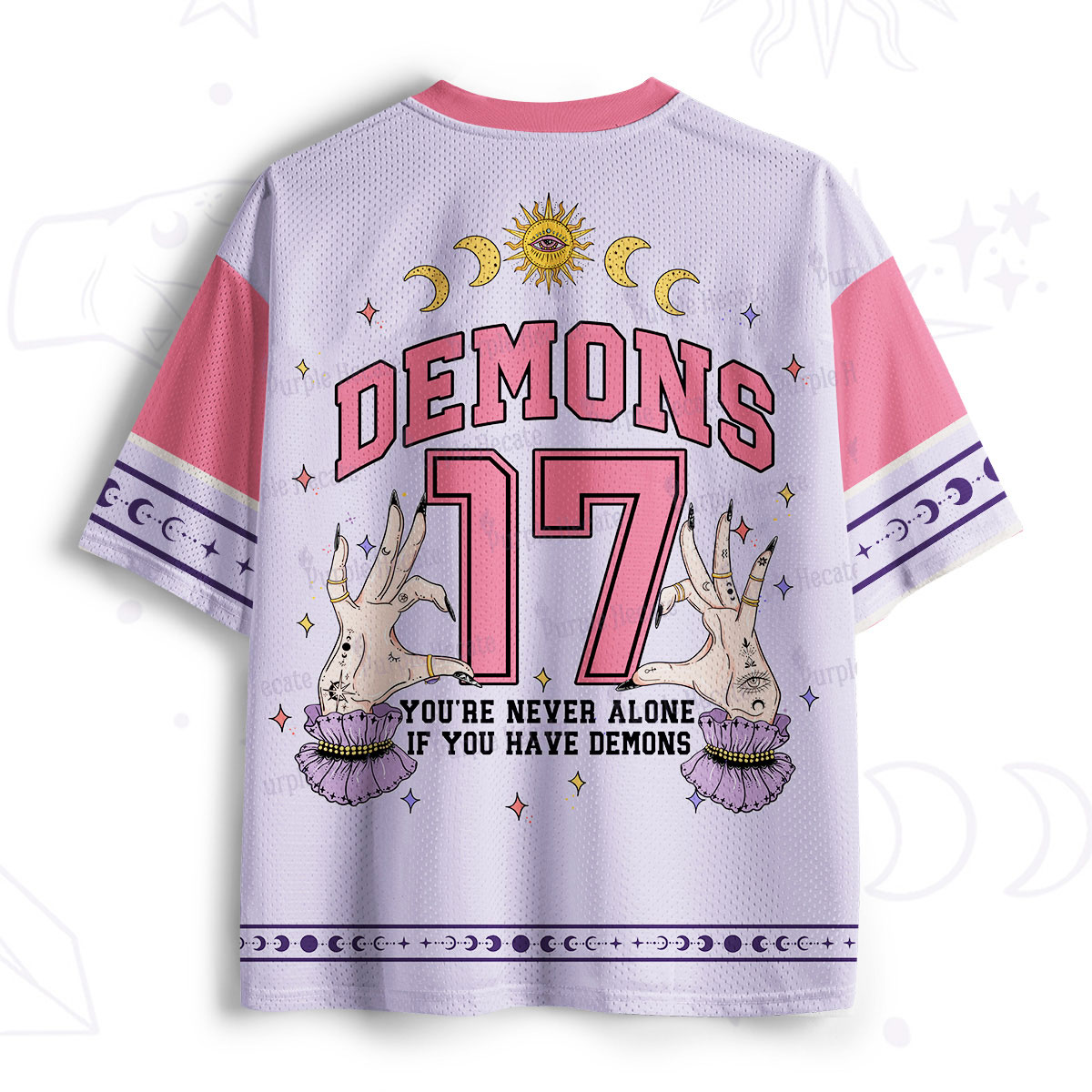 Purplehecate Celestial Demons 17 Mesh Jersey