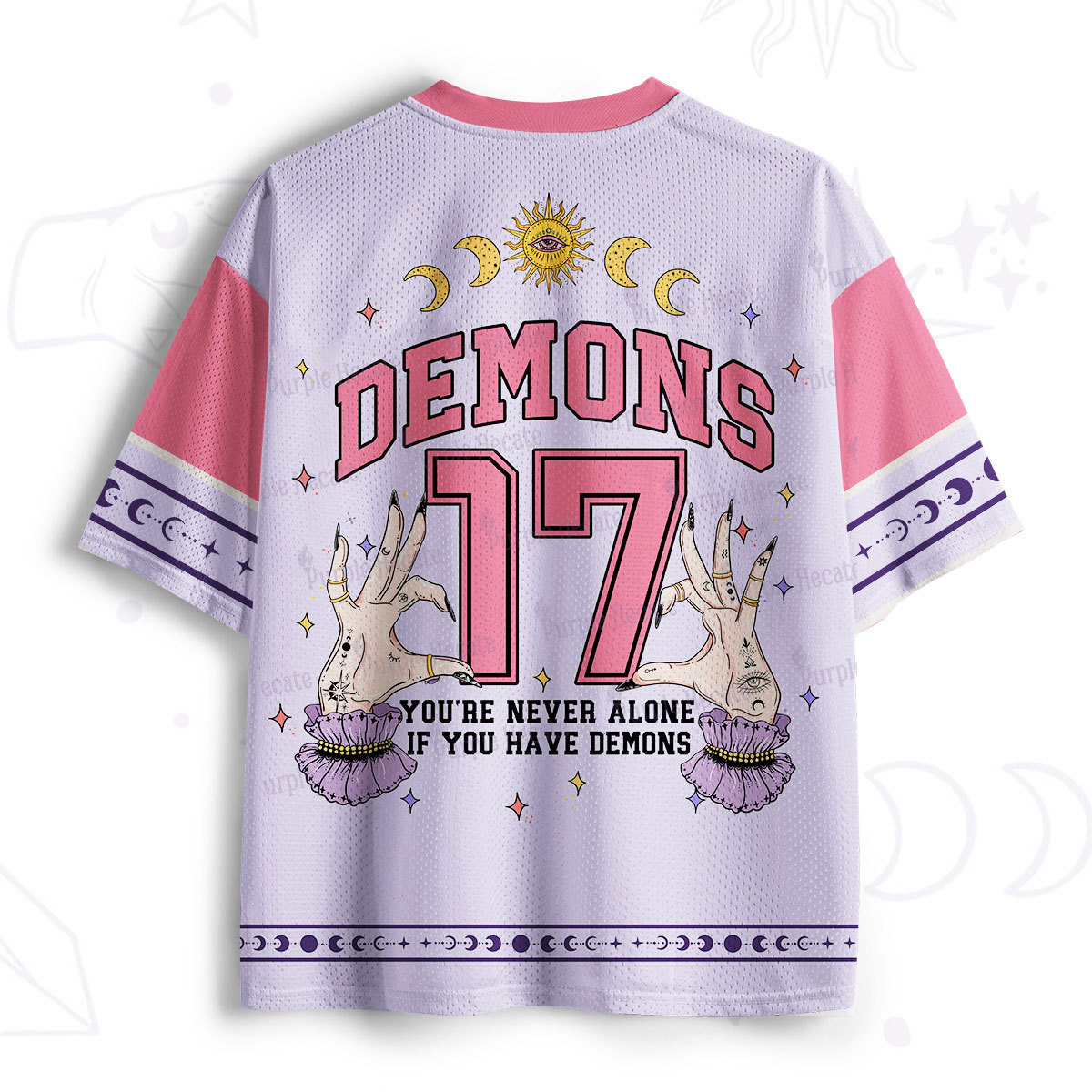 Purplehecate Celestial Demons 17 Mesh Jersey