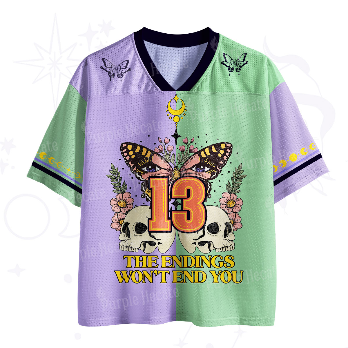 Purplehecate The Endings Won't End You Mesh Jersey