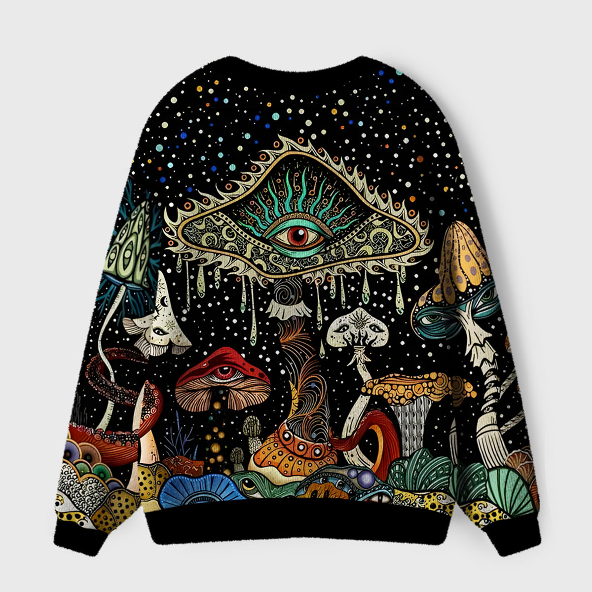 Purplehecate The Eyes of Nature Ugly Cardigan Sweaters