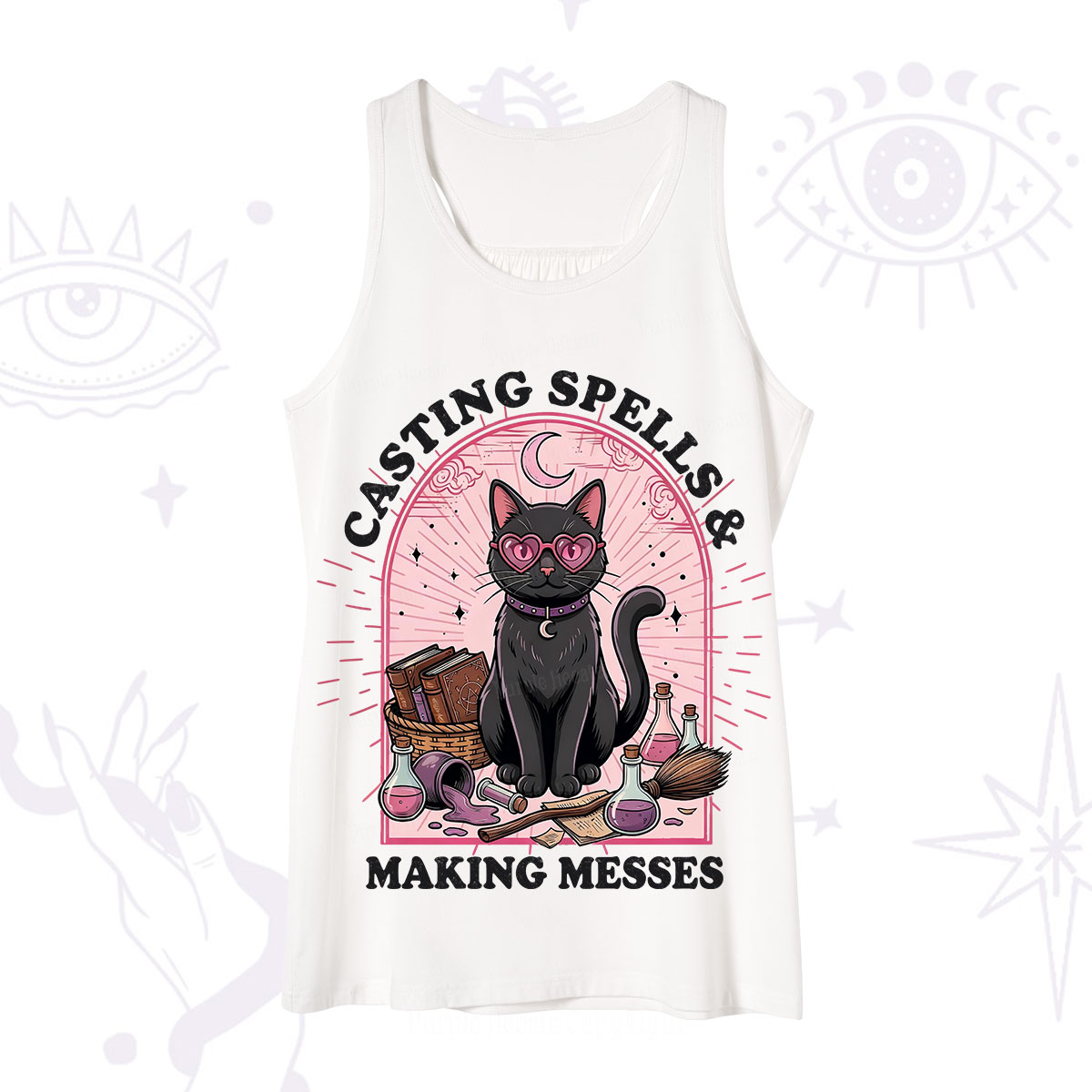 Purplehecate Casting Spells Making Messes Cat Tank