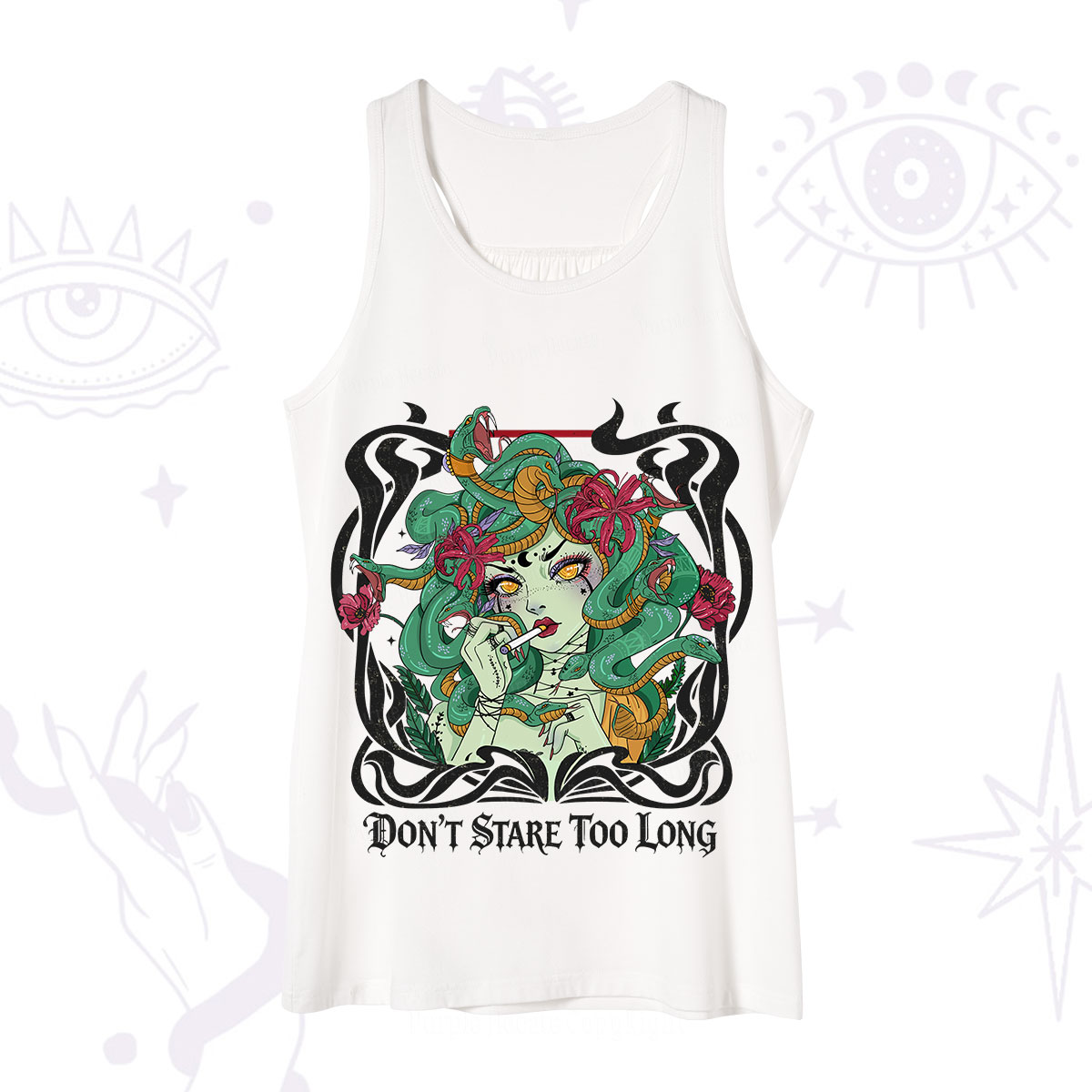 Purplehecate Don't Stare Too Long Tank